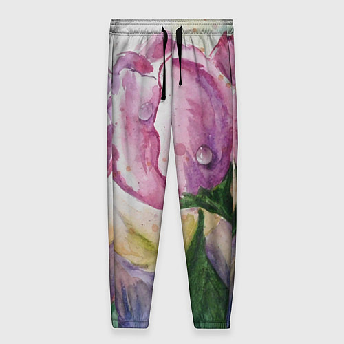 Женские брюки Весенняя нежность / 3D-принт – фото 1