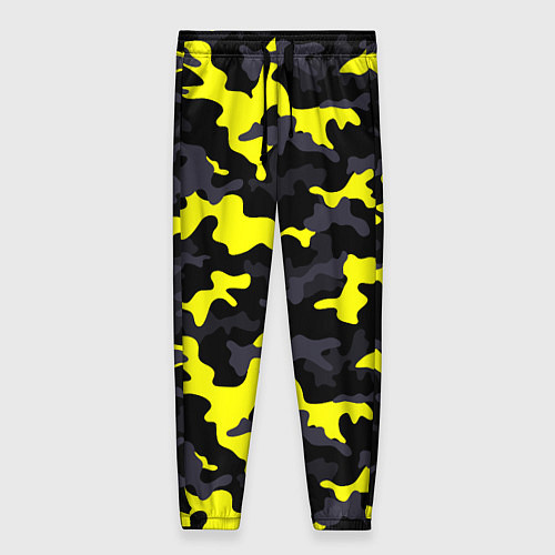 Женские брюки Black Camo / 3D-принт – фото 1