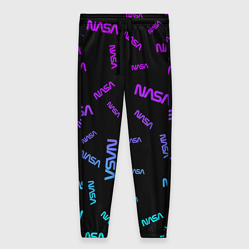 Женские брюки NASA NEON PATTERN / 3D-принт – фото 1