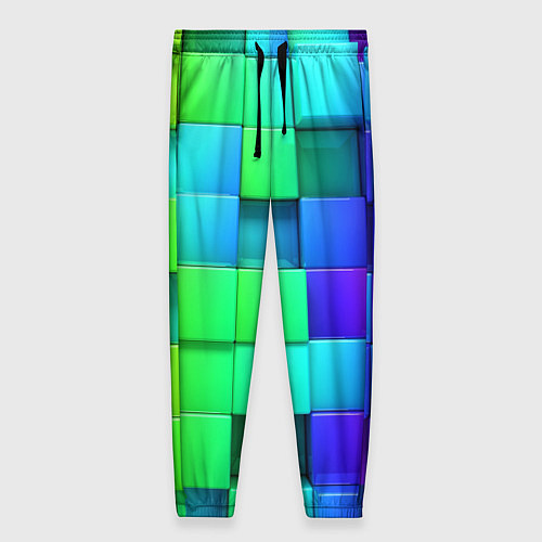 Женские брюки Color geometrics pattern Vanguard / 3D-принт – фото 1