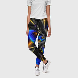 Брюки женские Neon vanguard pattern Fashion 2023, цвет: 3D-принт — фото 2