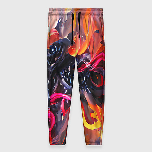 Женские брюки Уроборос в огне / 3D-принт – фото 1