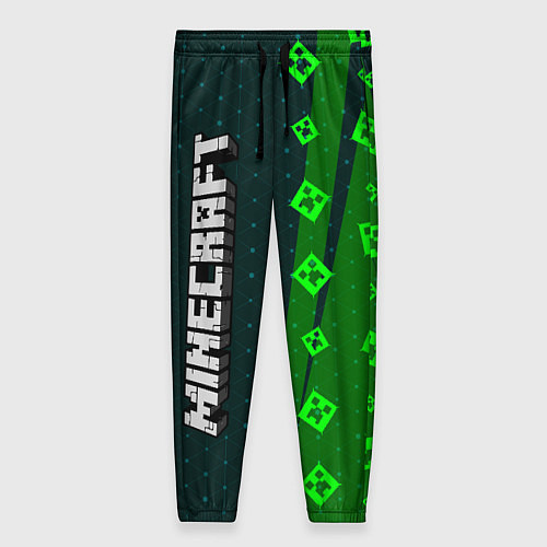 Женские брюки МАЙНКРАФТ Графика / 3D-принт – фото 1