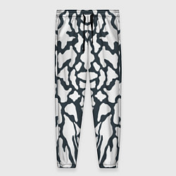 Женские брюки Animal Black and White Pattern