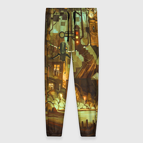 Женские брюки Cool Steampunk painting / 3D-принт – фото 1