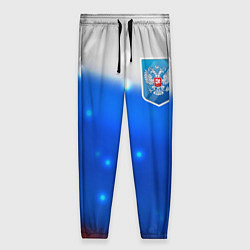 Женские брюки Герб России Blue