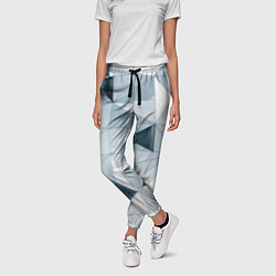 Брюки женские Множество треугольников - Абстрактная броня, цвет: 3D-принт — фото 2