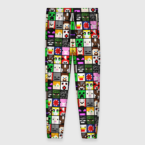 Женские брюки Minecraft characters / 3D-принт – фото 1