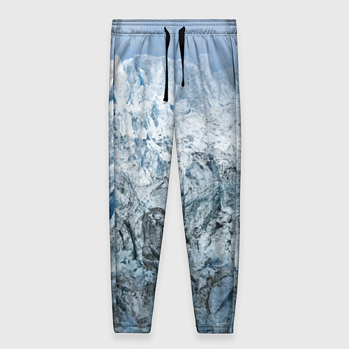 Женские брюки Ледяные горы со снегом / 3D-принт – фото 1