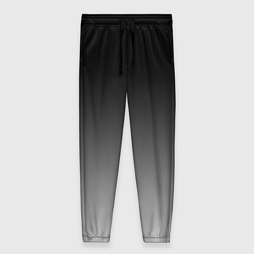 Женские брюки Серый градиент / 3D-принт – фото 1