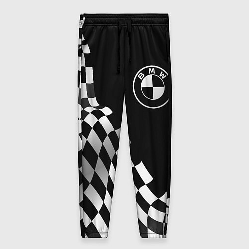 Женские брюки BMW racing flag / 3D-принт – фото 1