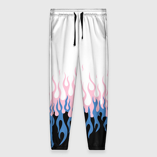 Женские брюки Ледяное пламя / 3D-принт – фото 1