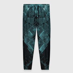 Женские брюки Голубые и чёрные полоски