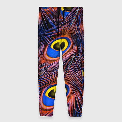 Женские брюки Множесто сюрреалистичных цветов и стеблей / 3D-принт – фото 1