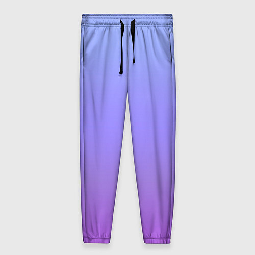Женские брюки Фиолетовый градиент / 3D-принт – фото 1