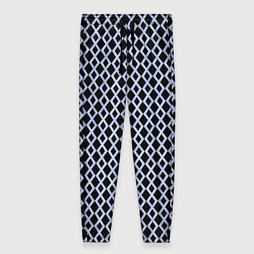Женские брюки Голубой паттерн / 3D-принт – фото 1