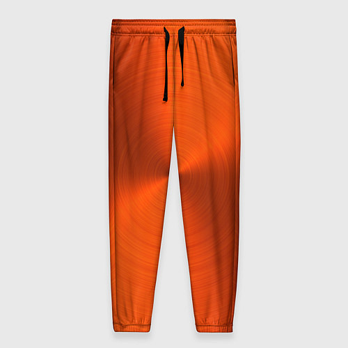 Женские брюки Оранжевый волнообразный дисковый узор / 3D-принт – фото 1