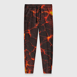 Женские брюки Раскаленная лава текстура