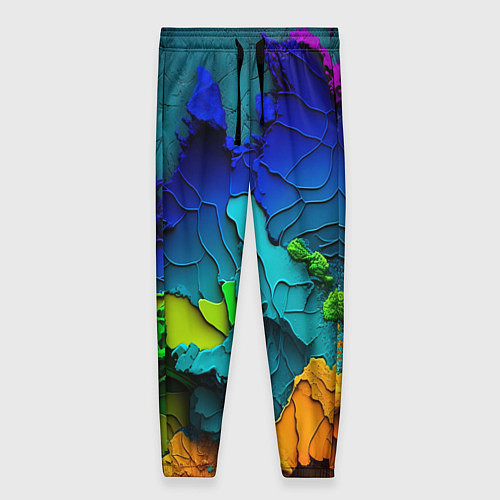 Женские брюки Взрыв красок / 3D-принт – фото 1