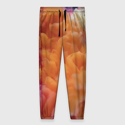 Женские брюки Разноцветный дым сгустки / 3D-принт – фото 1