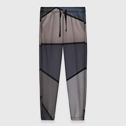 Женские брюки Тёмный треугольный паттерн