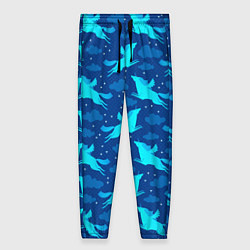 Брюки женские Единорог в ночных облаках, цвет: 3D-принт