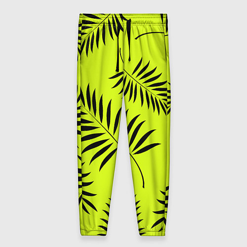 Женские брюки Пальмовые ветви / 3D-принт – фото 1