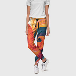 Брюки женские Вихрь цвета, цвет: 3D-принт — фото 2