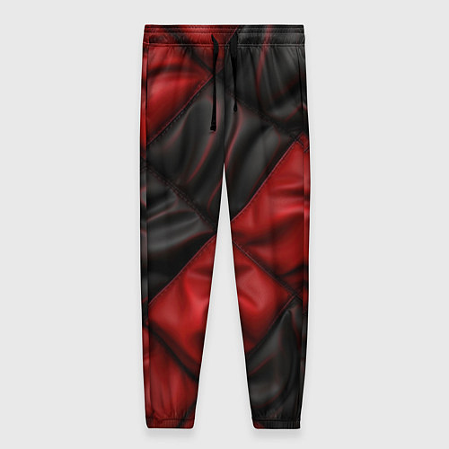 Женские брюки Red black luxury / 3D-принт – фото 1