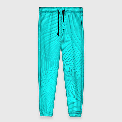 Женские брюки Фантазия морской волны / 3D-принт – фото 1