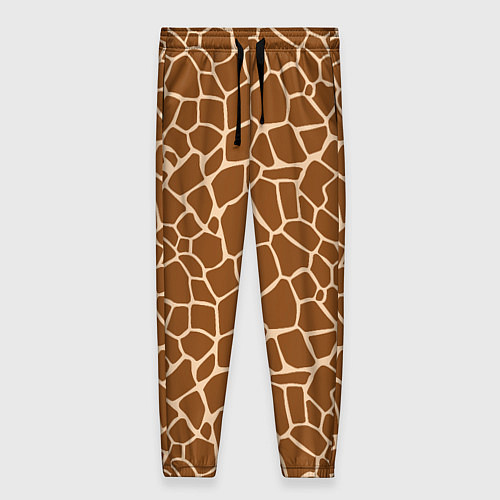 Женские брюки Пятнистая шкура жирафа / 3D-принт – фото 1