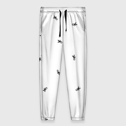 Женские брюки Паттерн из скорпионов / 3D-принт – фото 1