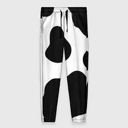 Женские брюки Принт - пятна коровы