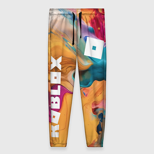 Женские брюки Roblox Logo Color / 3D-принт – фото 1