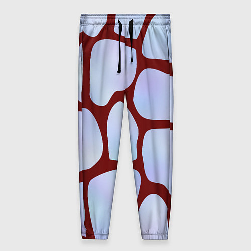 Женские брюки Клеточная ткань / 3D-принт – фото 1