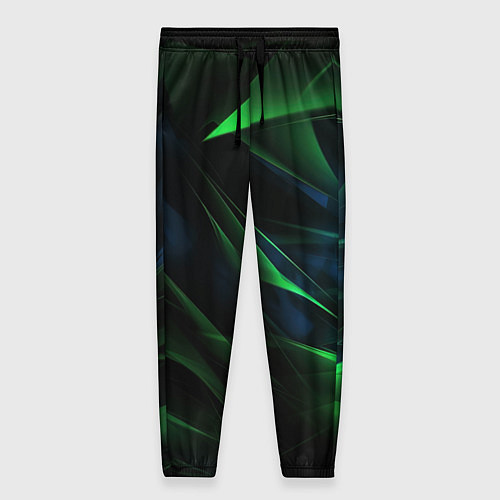 Женские брюки Dark green background / 3D-принт – фото 1