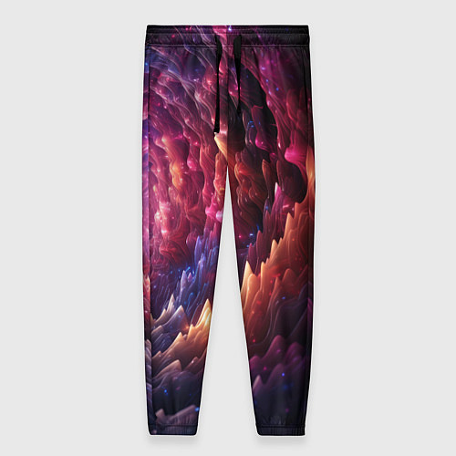 Женские брюки Звездная космическая спираль / 3D-принт – фото 1