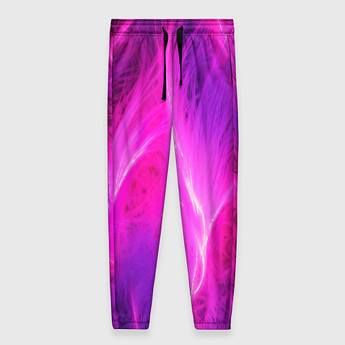 Женские брюки Pink abstract texture / 3D-принт – фото 1