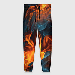 Брюки женские Пламя огня, цвет: 3D-принт