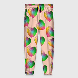 Женские брюки Цветной листик