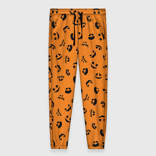 Женские брюки Тыквенный узор / 3D-принт – фото 1