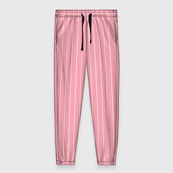 Женские брюки Розовый широкая полоска