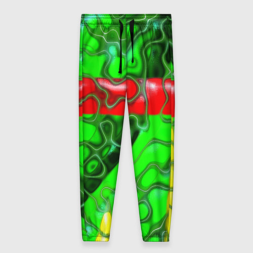 Женские брюки Кожаный рельеф / 3D-принт – фото 1