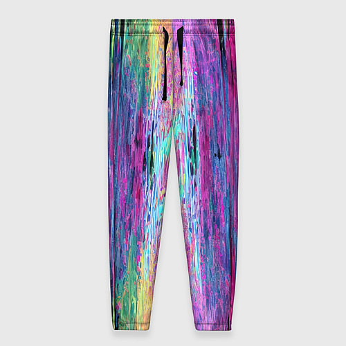 Женские брюки Размазанная краска / 3D-принт – фото 1