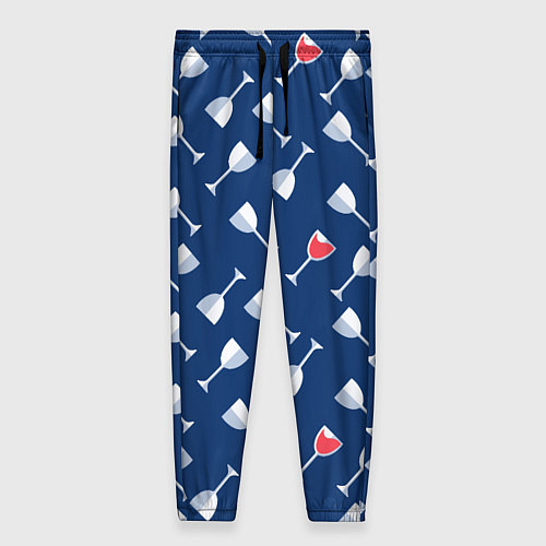 Женские брюки Бокальчик винишка / 3D-принт – фото 1