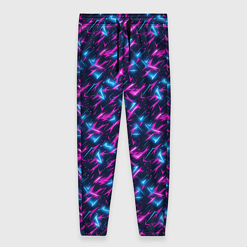 Женские брюки Неоновый бум / 3D-принт – фото 1