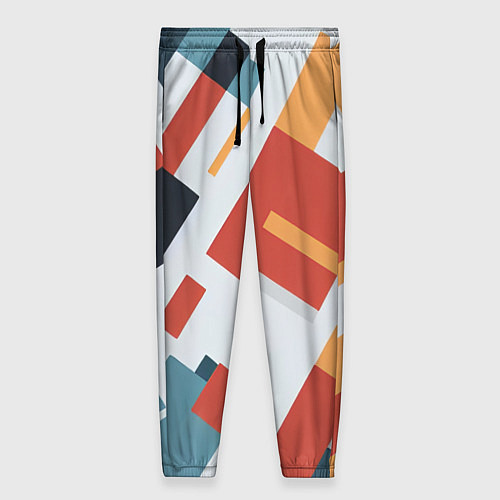 Женские брюки Геометрический узор - нейросеть / 3D-принт – фото 1