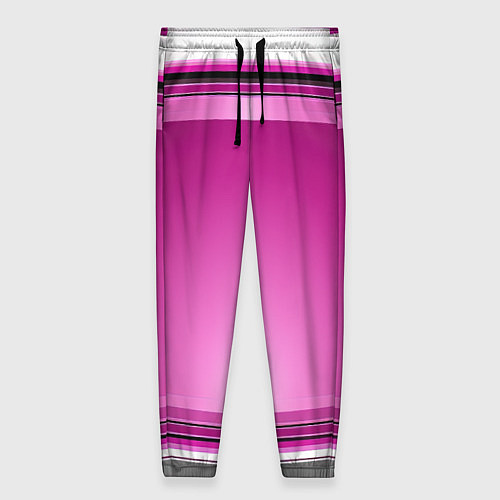 Женские брюки Розовый выпуклый фон / 3D-принт – фото 1