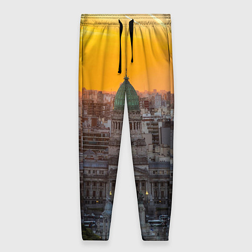 Женские брюки Буэнос-Айрес / 3D-принт – фото 1