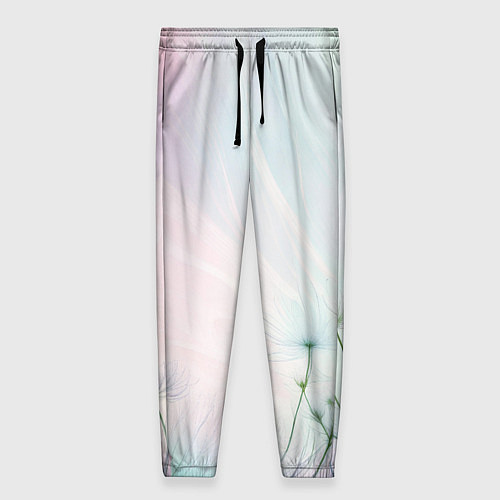 Женские брюки Цветочный восход / 3D-принт – фото 1